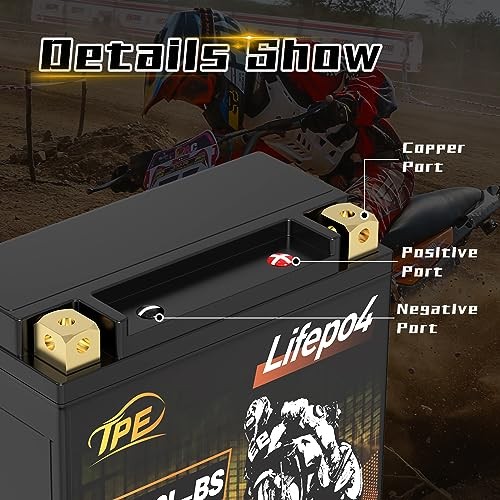 Lithium Powersports Battery YTX20L-BS 12V 9AH 700CCA Lithium Motorcycle