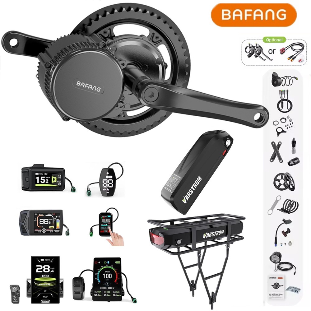 48V750W Bafang Mid Drive Motor Kit BBS02B 68-73mm Electric Bike Conversion Kit