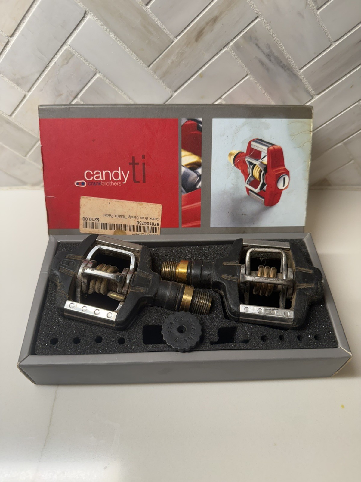Crank Brothers Candy Ti Titanium Pedals 2000’s MTB XC