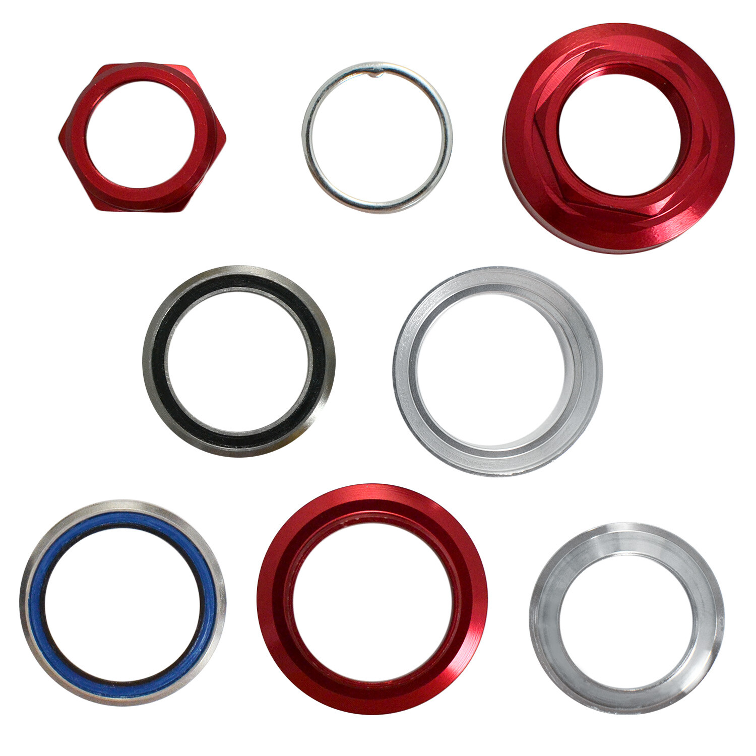 YST Old School BMX 1" Threaded Bike Headset 32.7 cups 26.4mm , Red