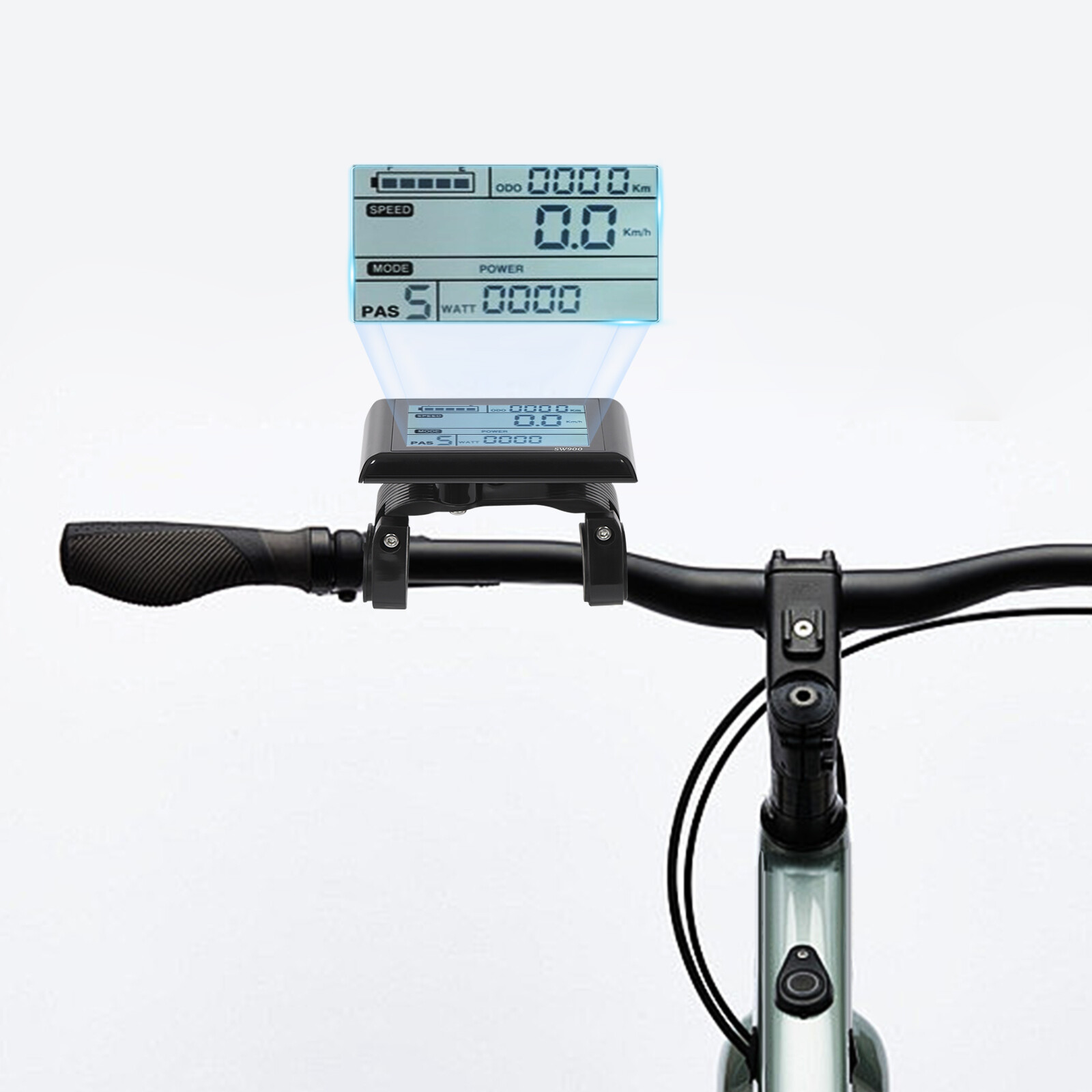 36V 48V E-Bike LCD Display Screen Electric Bike Speed Meter LCD Display ScreenUS