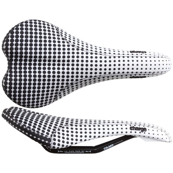 Charge Bikes Spoon saddle, CrMo -Dot Fade