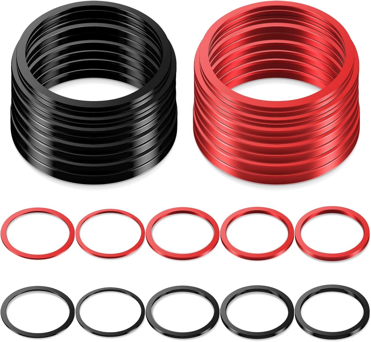 20 Pieces Bike Bicycle Bottom Bracket Spacer 7 8 9 10 11 Speed Cassette Aluminum