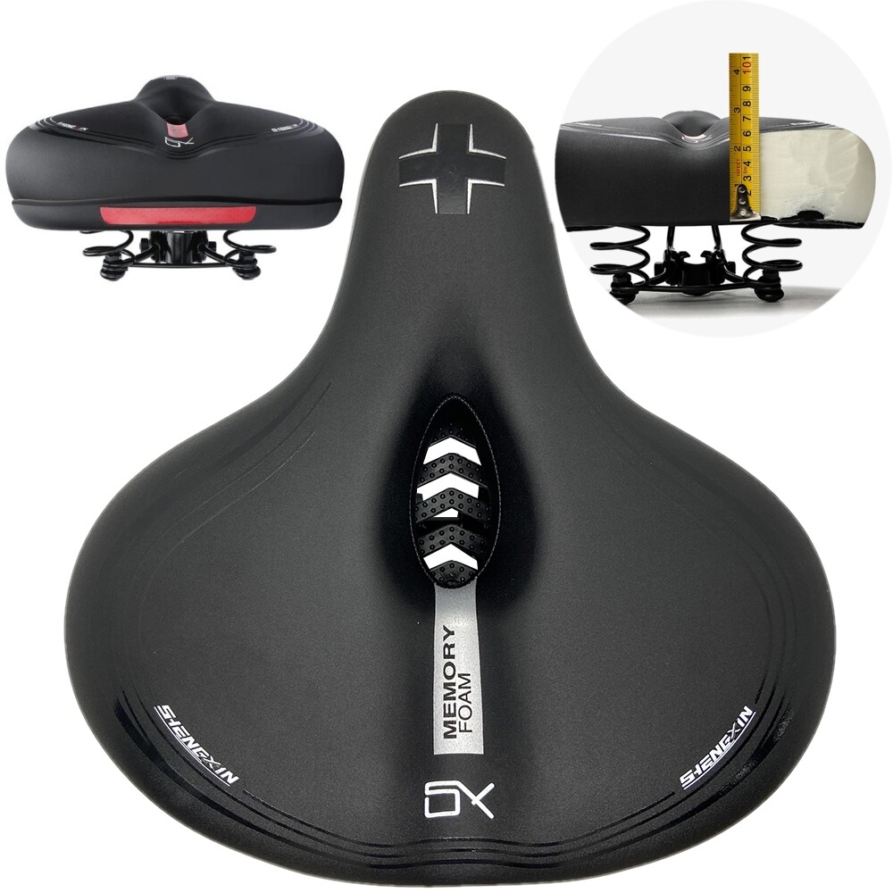 Comfort Wide Big Bum Soft Gel E-bike Bicycle Saddle Seat Air Cushion Gel Pad