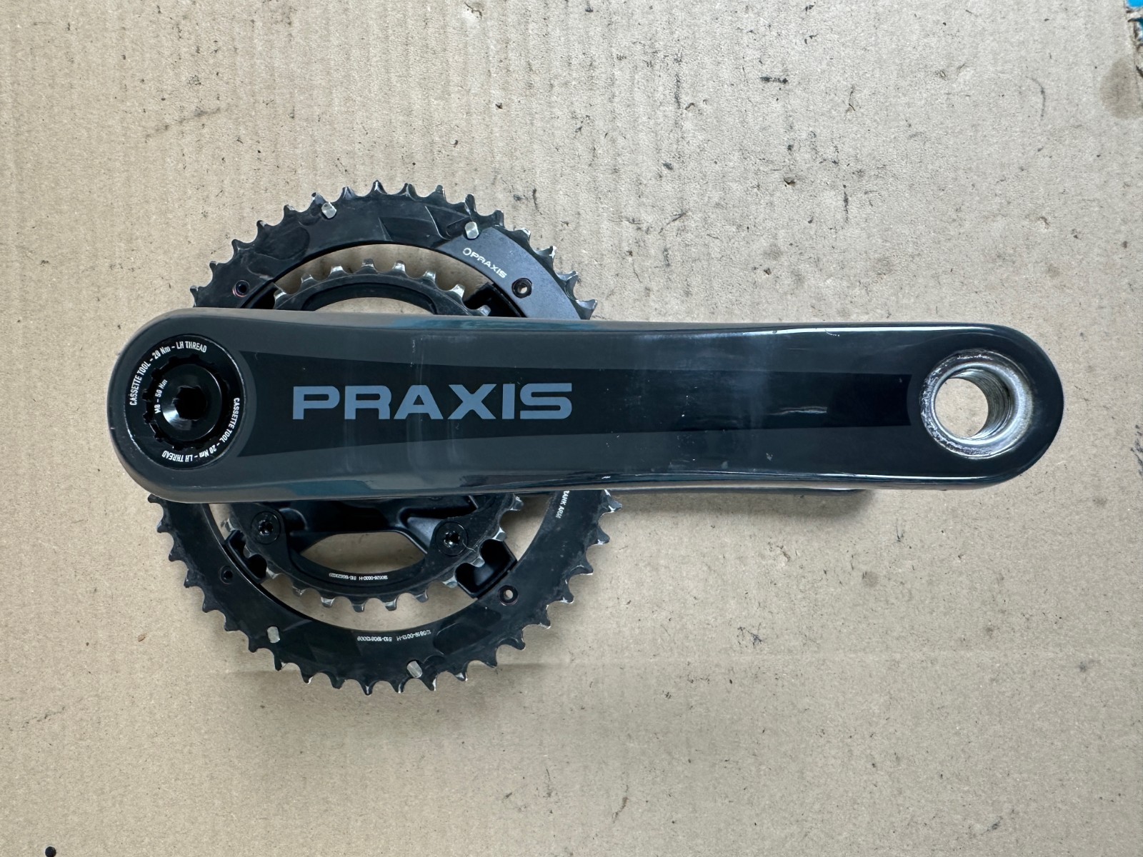 Praxis Works Zayante M30 Carbon Double Crankset 10/11 Speed, 175mm 48/32T & BB