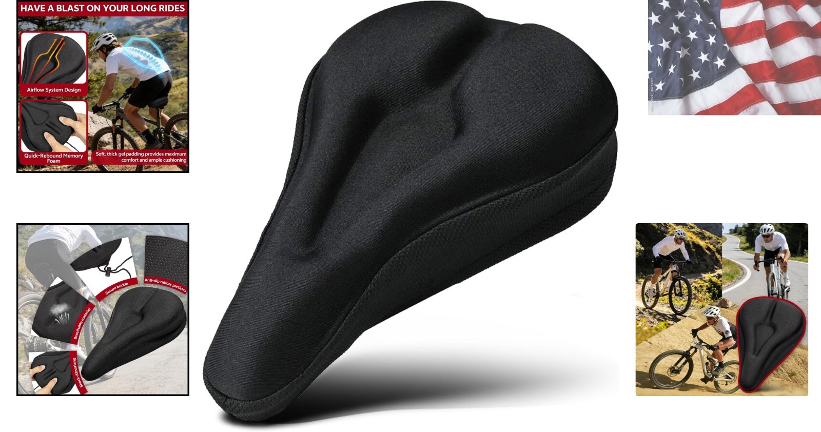 Breathable Anti-Slip Bike Seat Cover – Perfect for Indoor & Outdoor Cycling