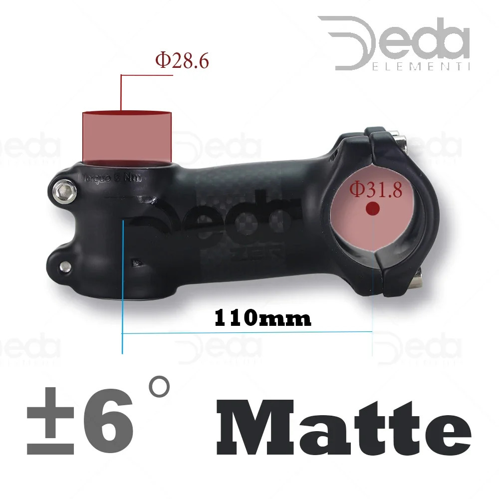 Handlebar Stems Gloss/Matte Finish Road/MTB Bicycle Stem 6/17 Degree 60-120mm