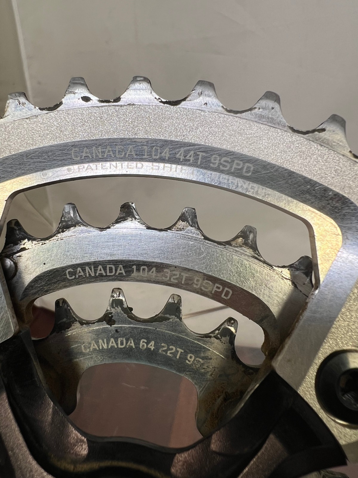 Race Face Deus XC Crankset – Vintage Retro MTB Triple Chainrings w/BB 170mm
