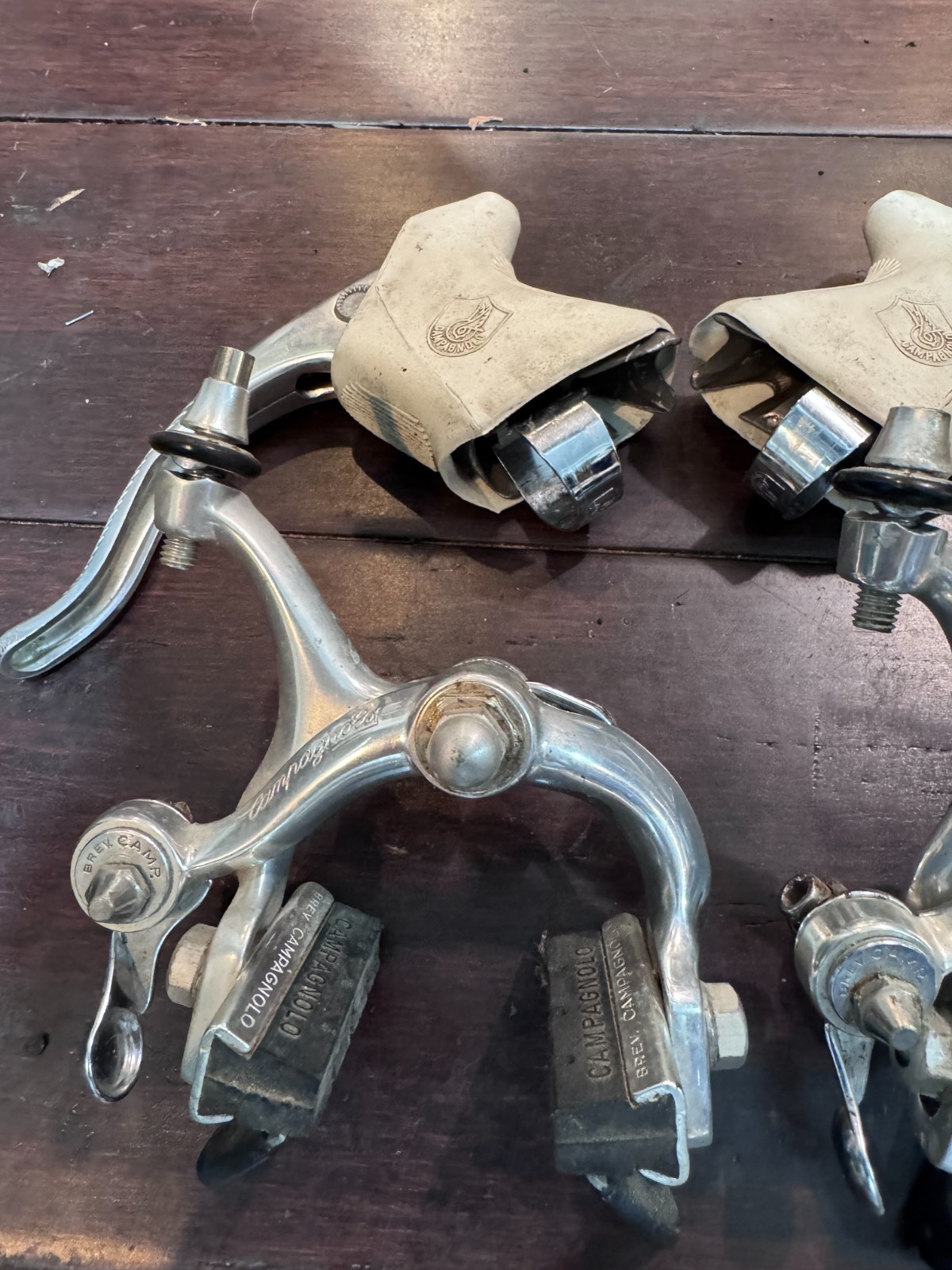Campagnolo C-Record Group including 1st Gen rear derailleur and crank