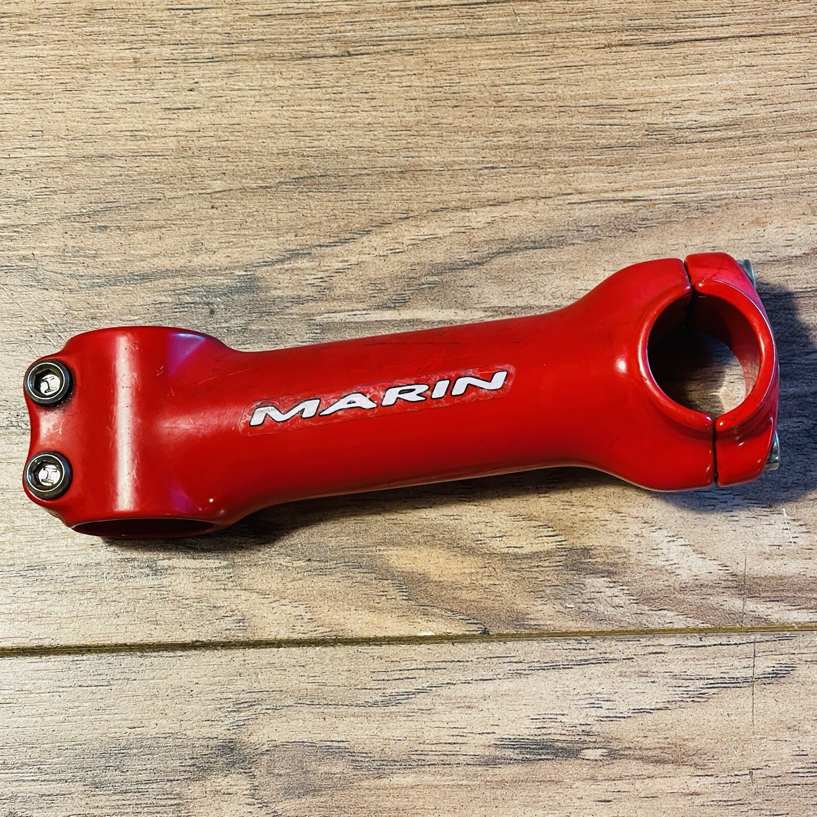 Older Marin Threadless 1 1/8 Stem 120mm 5 Degree 25.4 Bear Logo Faceplate