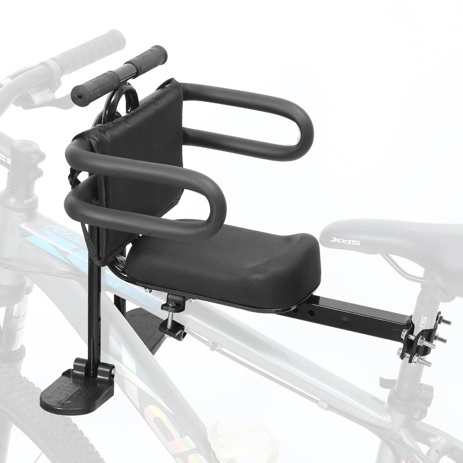 Kids Bike Seat Front Mounted and Handlebar Child Bike Seat Detachable Front M…