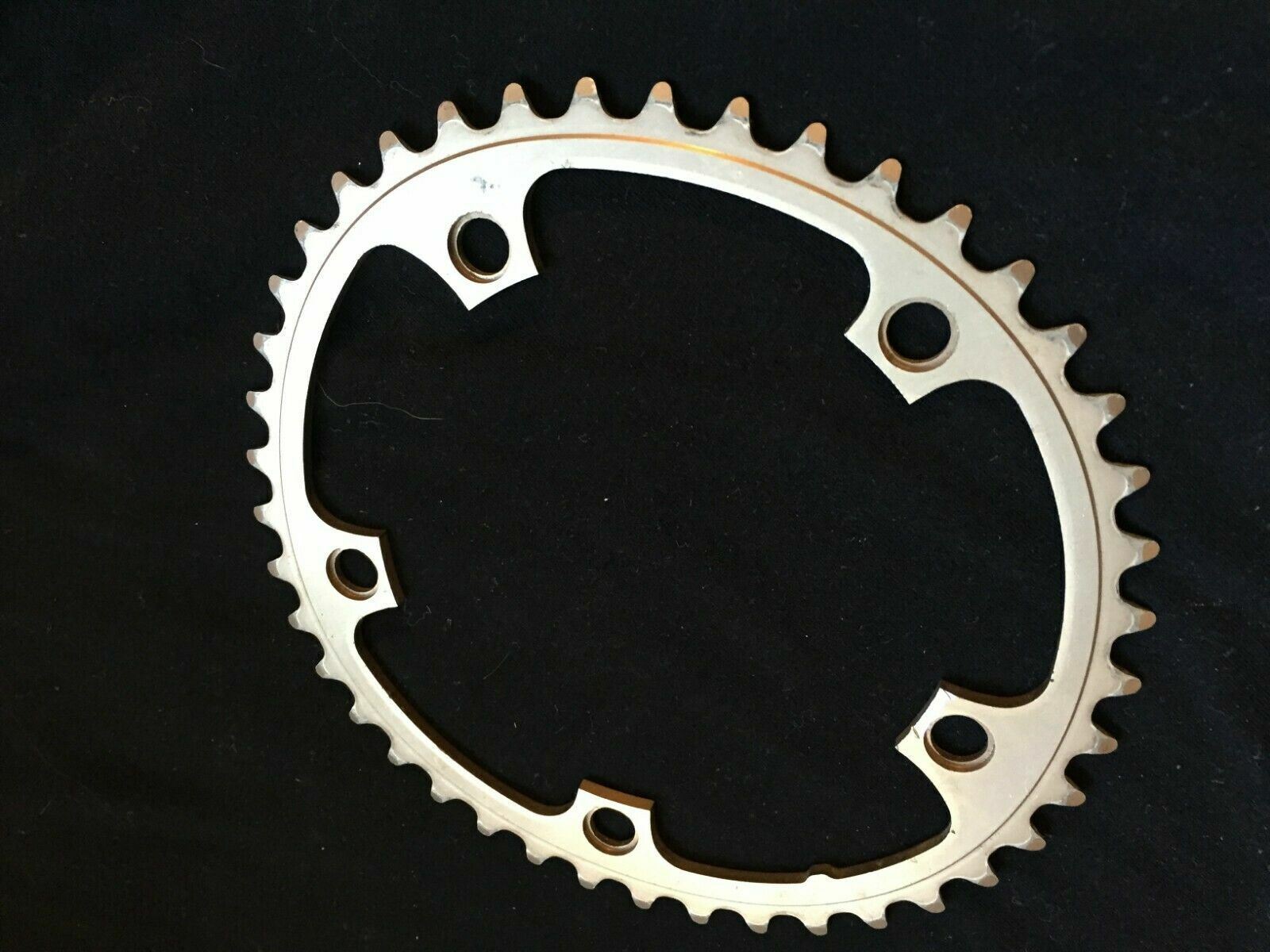 Vintage Shimano Biopace 42t bronze ano 130 BCD chainring XT 600 80s era bike