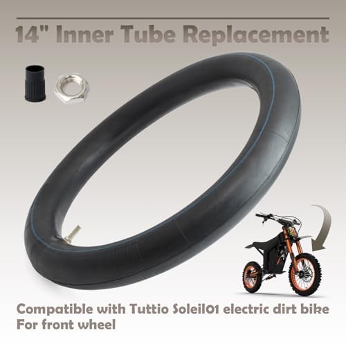 14″ Front Inner Tube Compatible with Tuttio Soleil01 Electric Dirt Bike, E