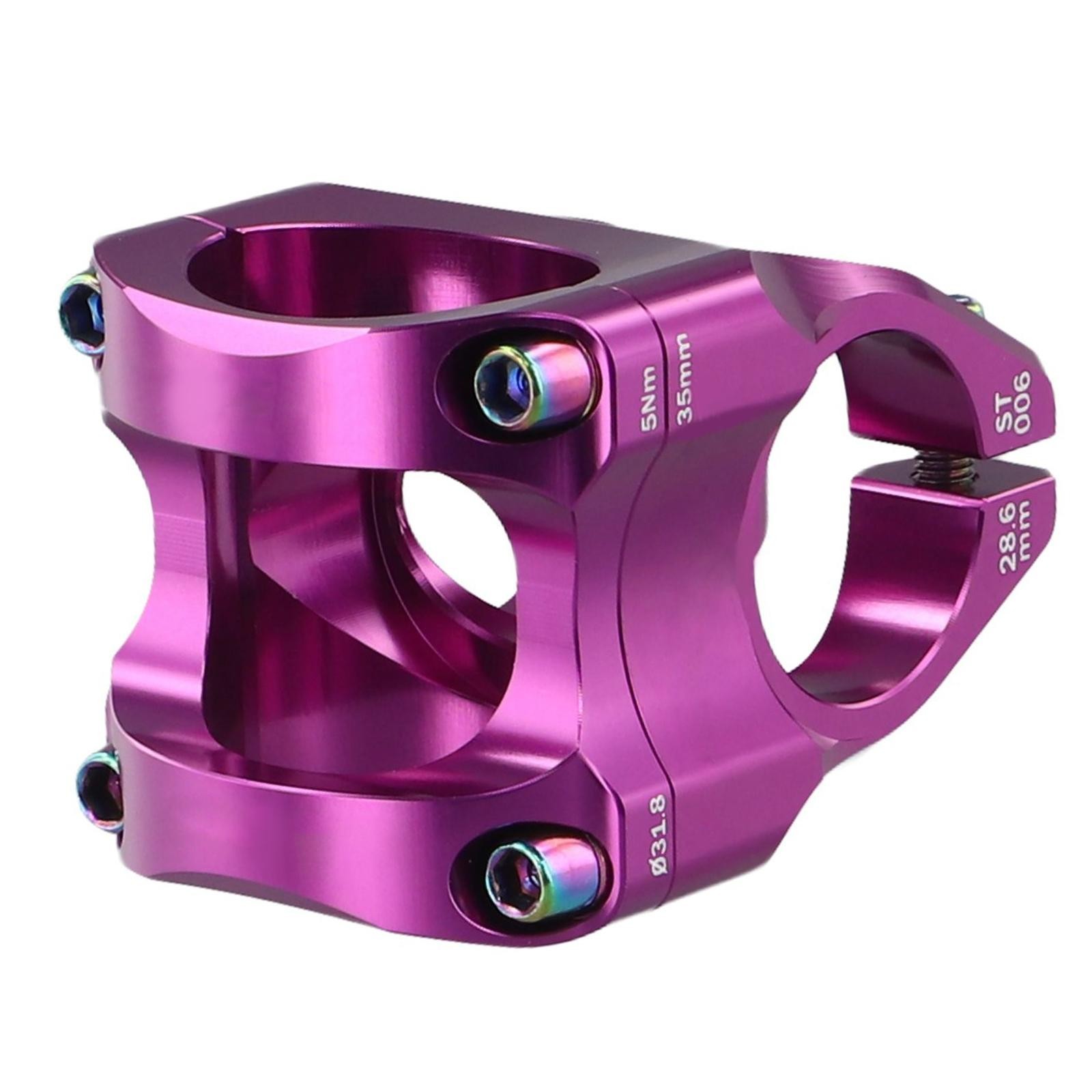 Mirror Polished DH AMEnduro CNC Bicycle Stem for Mountain Bikes 31 8mm