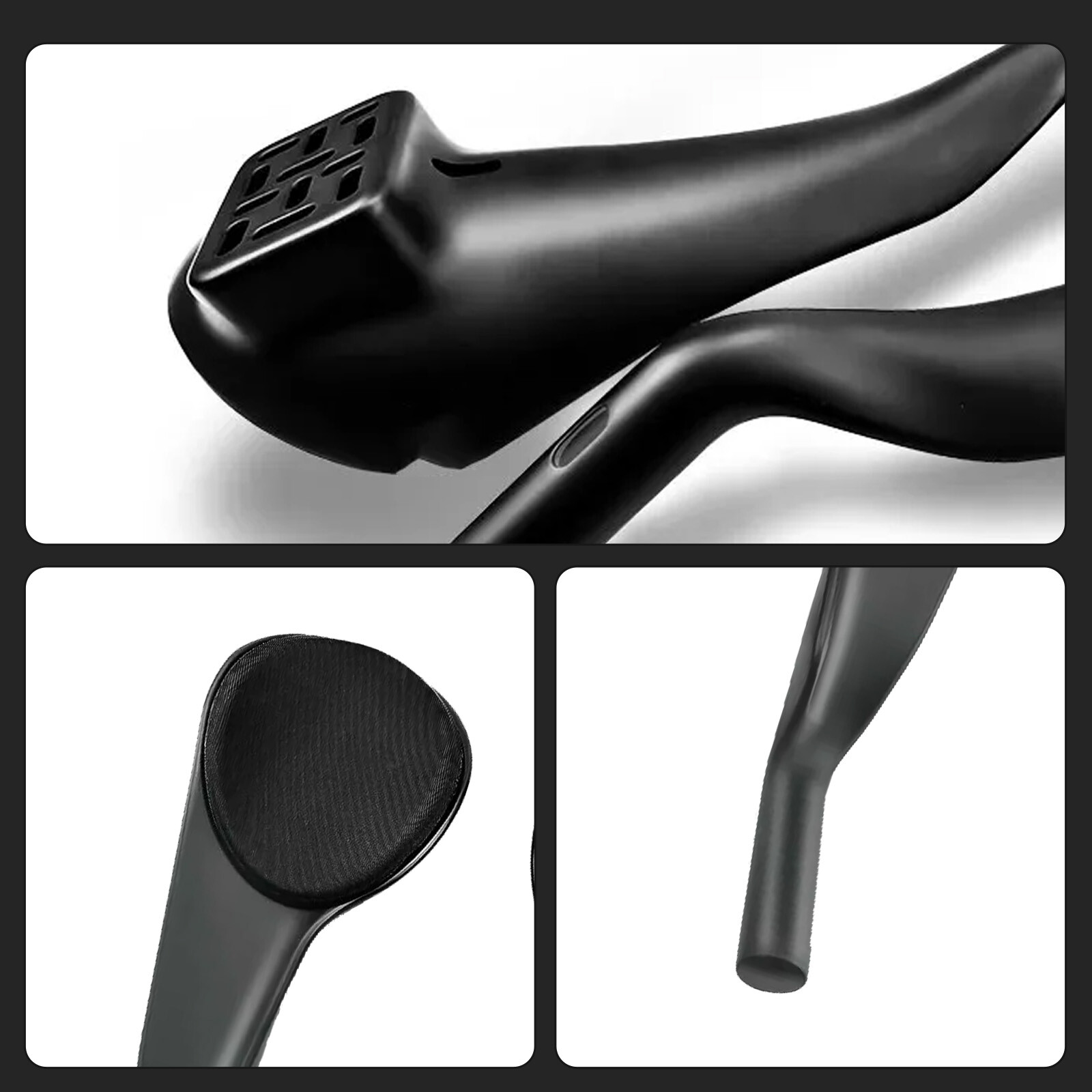 For BALUGOE Carbon Bicycle Rest TT Handlebar Time Triathlon Bike Extension Bar