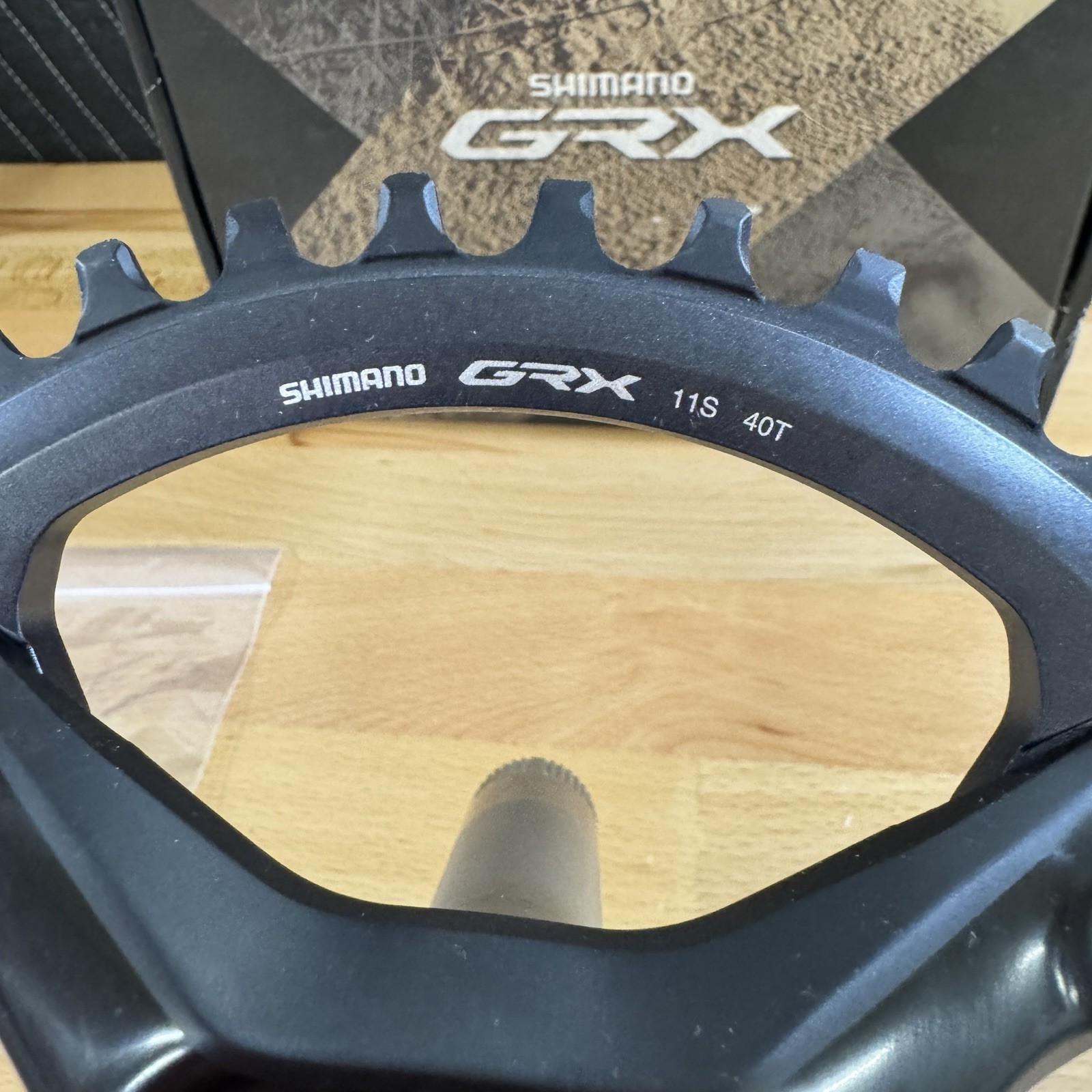Shimano GRX FC-RX810-1x Crankset 175mm 11-Speed 40t 110 BCD Black For GRX Di2