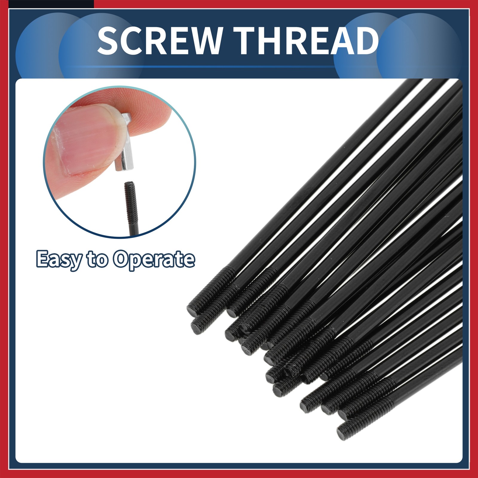 20Set 14G Straight Pull Bicycle Spokes 267mm Straight Pull Bike Wheel Spokes