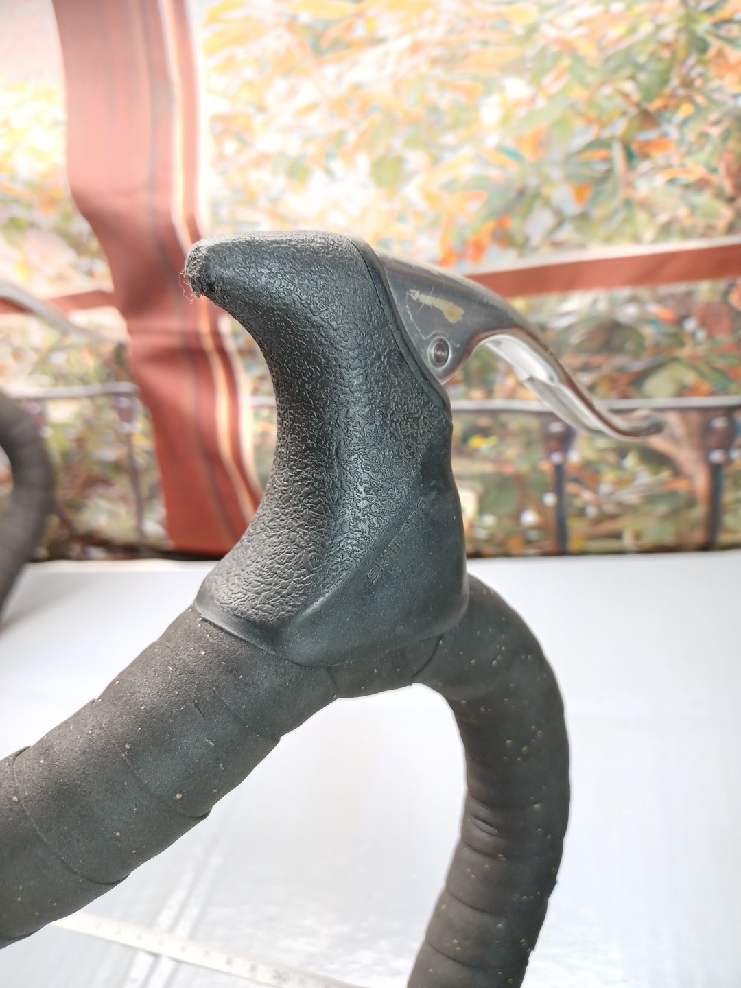 Vintage Belleri Handlebar & Stem St. Etienne 41cm w/ Shimano Aero Lever & Wrap