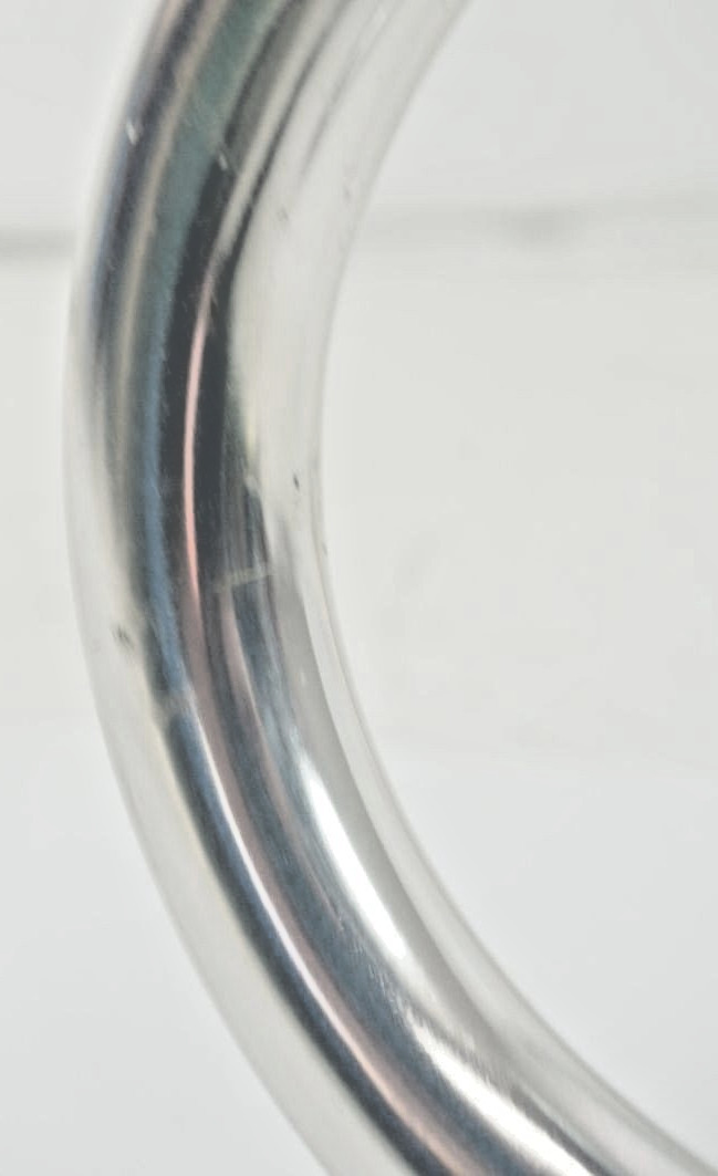 NITTO B123AA Track Drop Handlebar 370mm 25.4mm Silver Alloy NJS Japan Fixed Gear