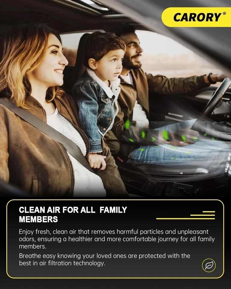 Cabin Air Filter w/Activated Carbon for VW Atlas 1.2″ x 10″ x 9.2″