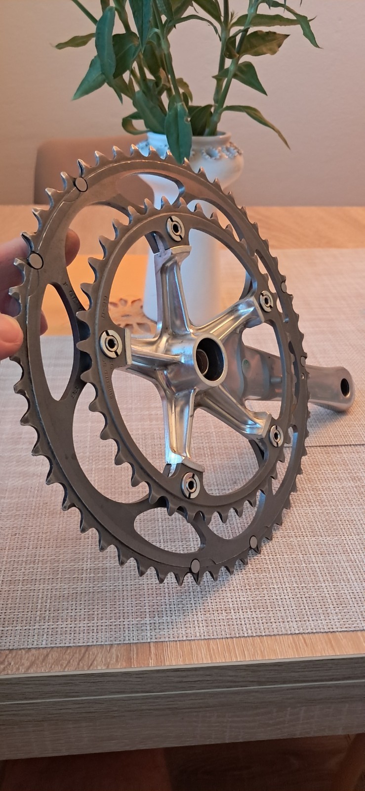 Shimano Dura Ace 7700 crankset + extra