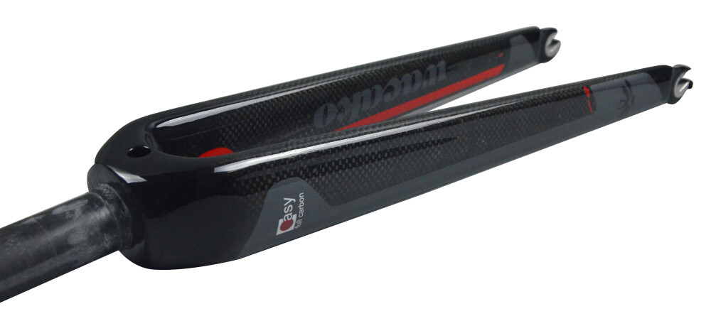 Carbon Fiber Road Bike Fork 700C Rigid Straight Bicycle Fornt Forks C Brake QR