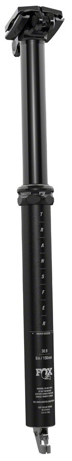 FOX Transfer Performance Dropper Seat Post – 30.9, 100 mm, Internal Routing, Ano