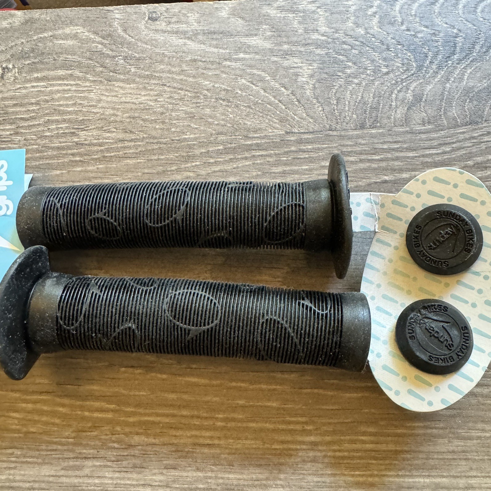 RARE DISCONTINUED Sunday BMX Yell Grips – Black