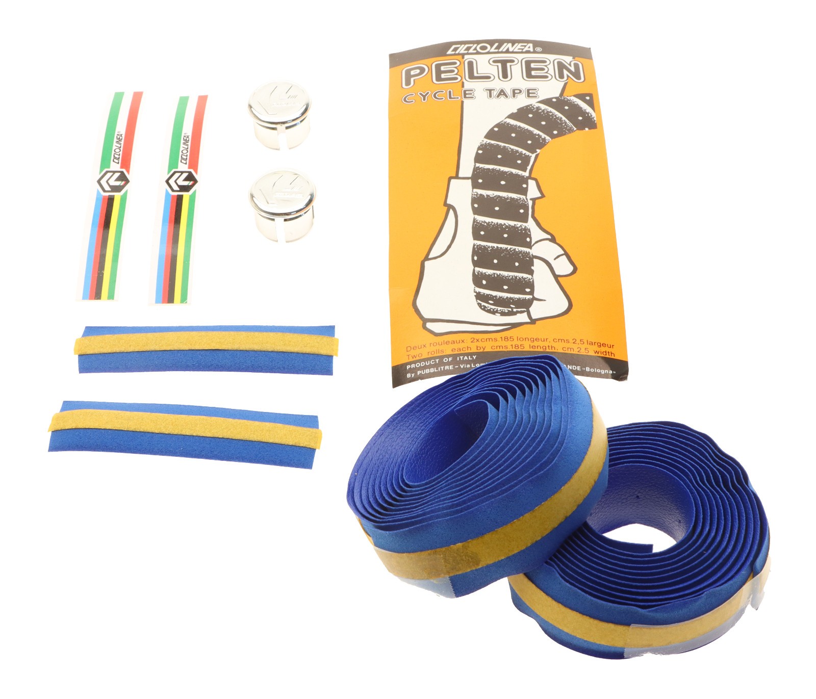 Ciclolinea Pelten Cycle Handlebar Tape Foam Blue Road Bike Vintage NEW NOS