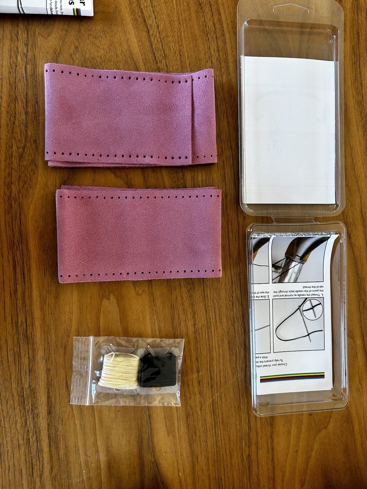 Velobitz Soft Pink Suede Handlebar Cover Kit New