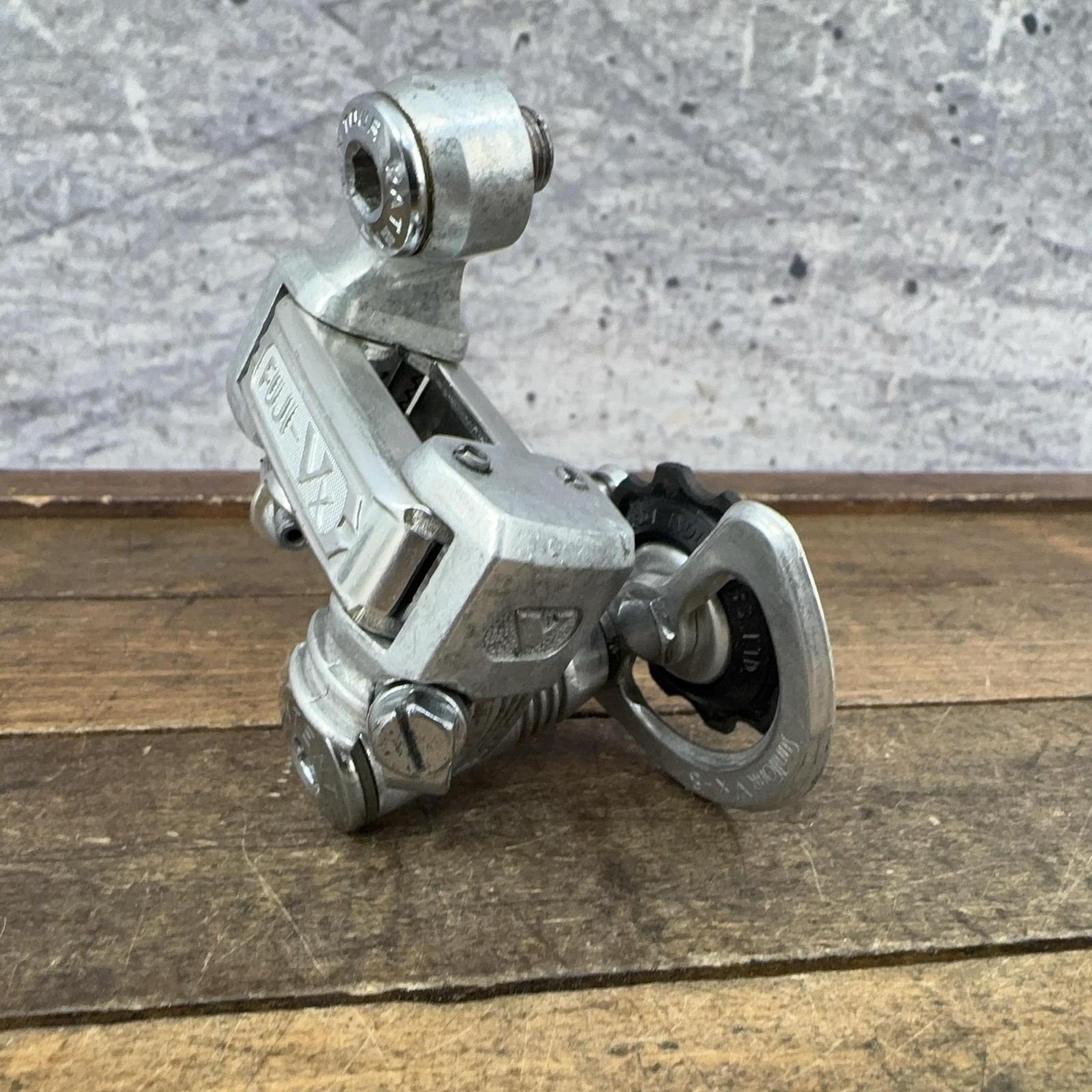 Vintage SunTour Fuji VX Rear Derailleur Long Cage Hanger Silver Japan Road Bike