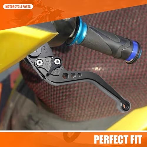Clutch Lever 2 Finger Clutch and Brake Levers Compatible with KTM 690 Black