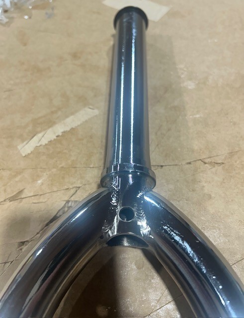 TNT BICYCLES 29″ BMX CRUISER FORK – CHROME PLATED (DISCOUNTED – B-STOCK)