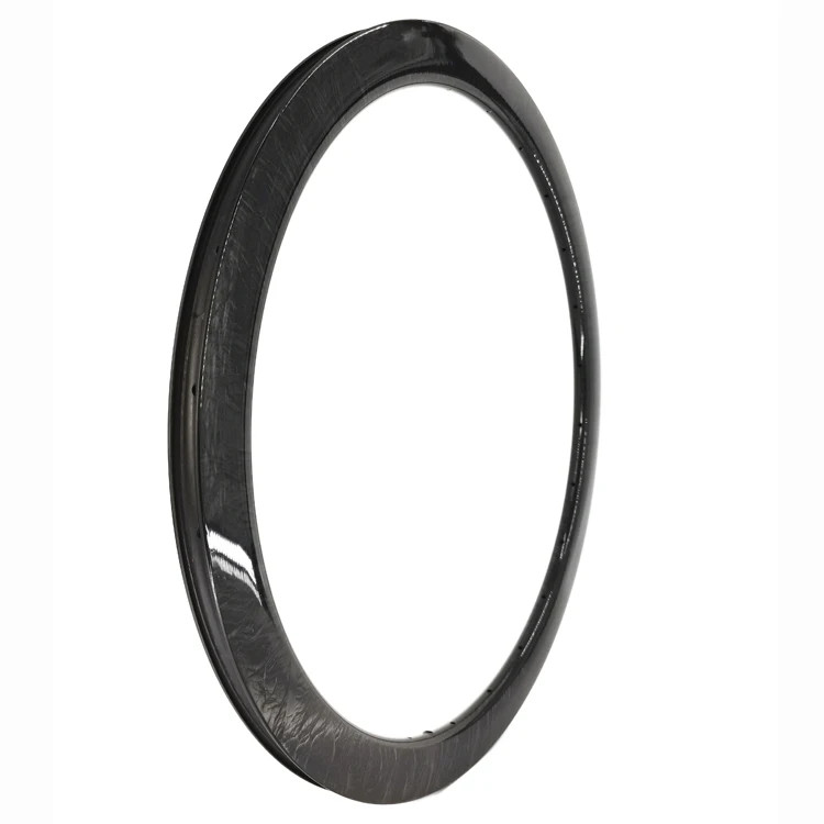 700C 25mm Wide 45/55mm Depth Asymmetric Carbon Road Bicycle Rim Disc Brake Ring