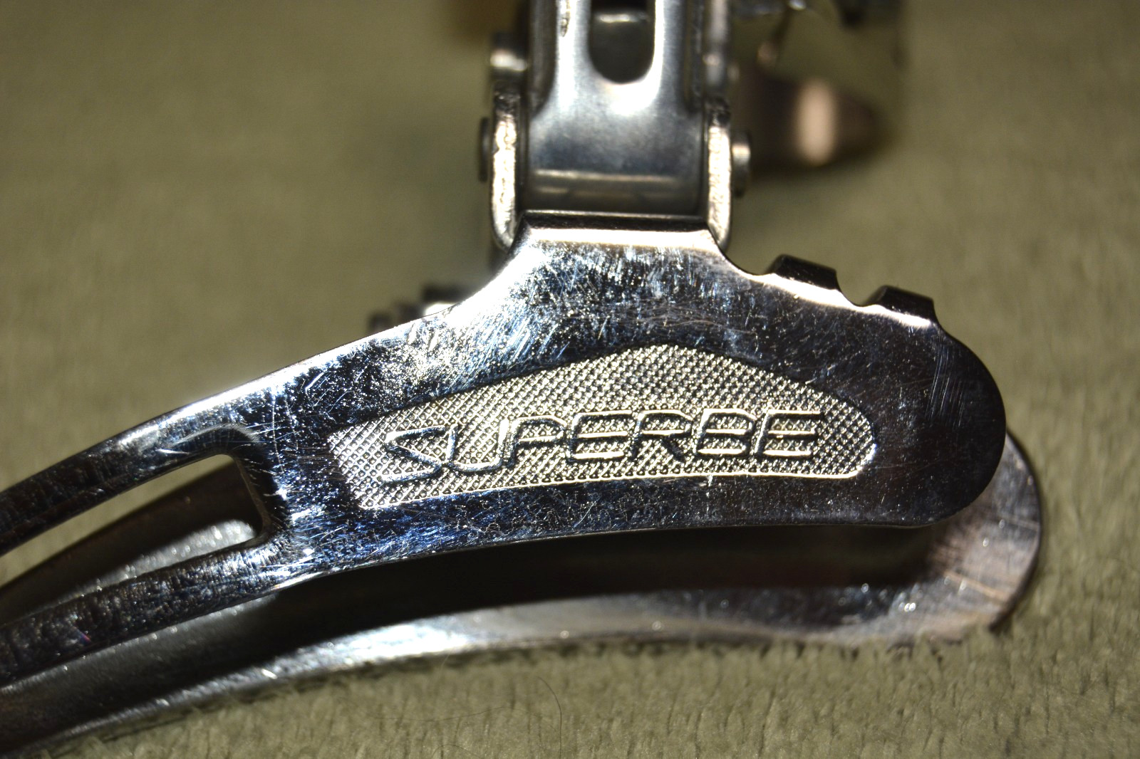 Suntour Superbe 1st Generation Racing front derailleur No cable stop Japan