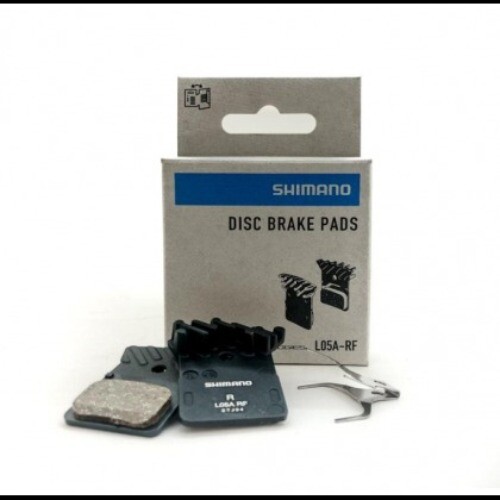 SHIMANO DEORE XT L05A-RF DISC BRAKE PAD RESIN WITH FIN IN PAIR NEW WO-EBPL05ARFA
