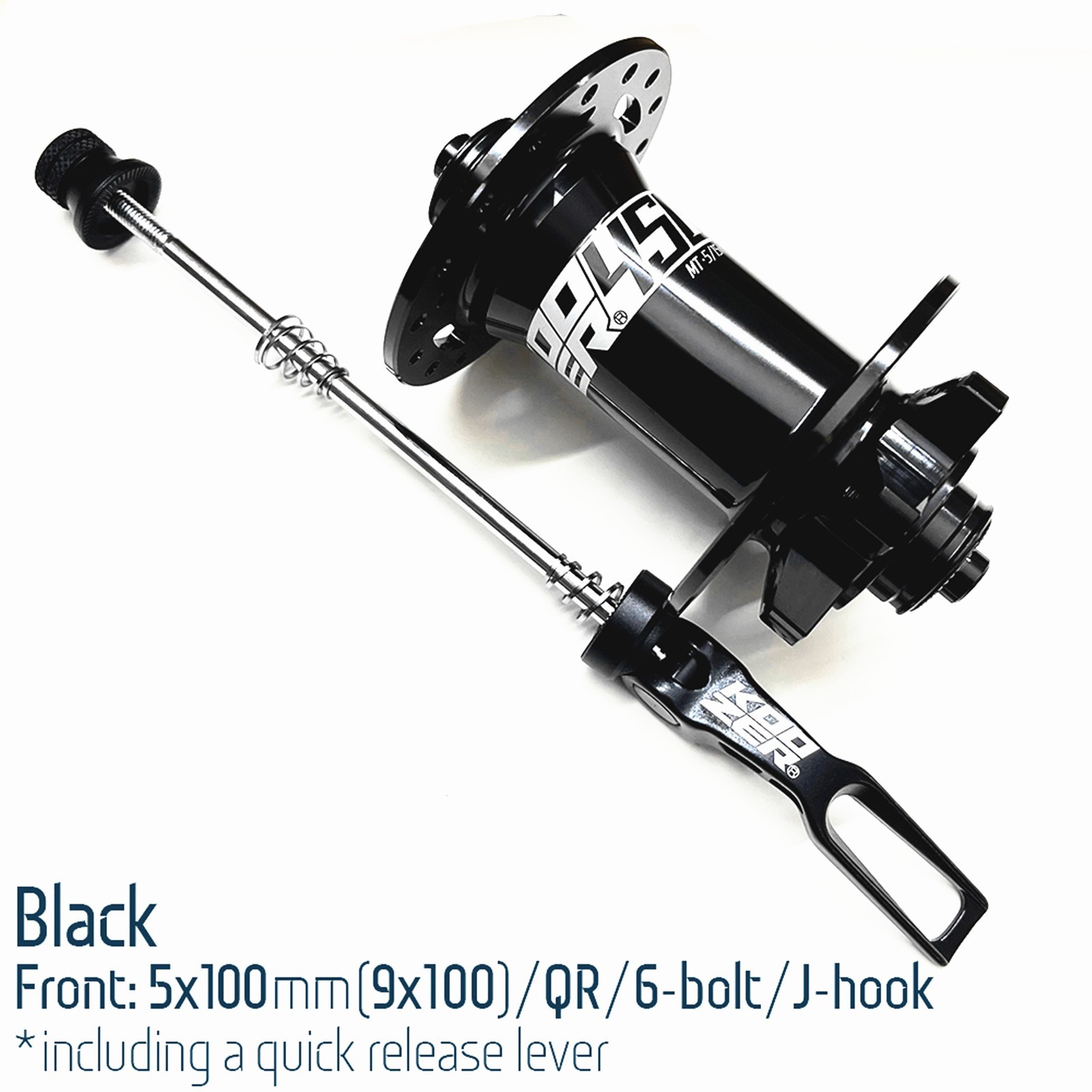 MTB Hub 32H 6 Bolt Quick Release J-Hook Disc Brake for 8-11S,5×100/5×135