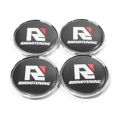 RT 4PCS 63 mm / 57.3 mm Wheel Center Caps for RAM 1500 Durango Dakota Chrome