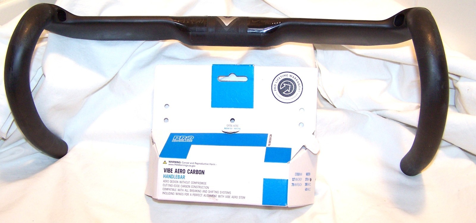 PRO (SHIMANO) AERO 2024 (Latest model) Vibe CARBON Handlebar 37/ 40cm Di2 w/wing