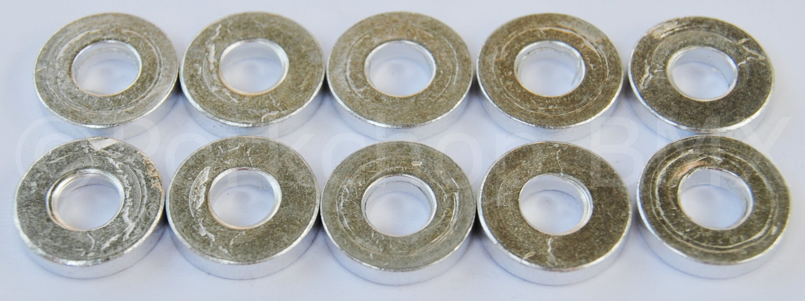 Dia-Compe 3mm side pull caliper pivot bolt spacers aluminum washers (PACK OF 10)