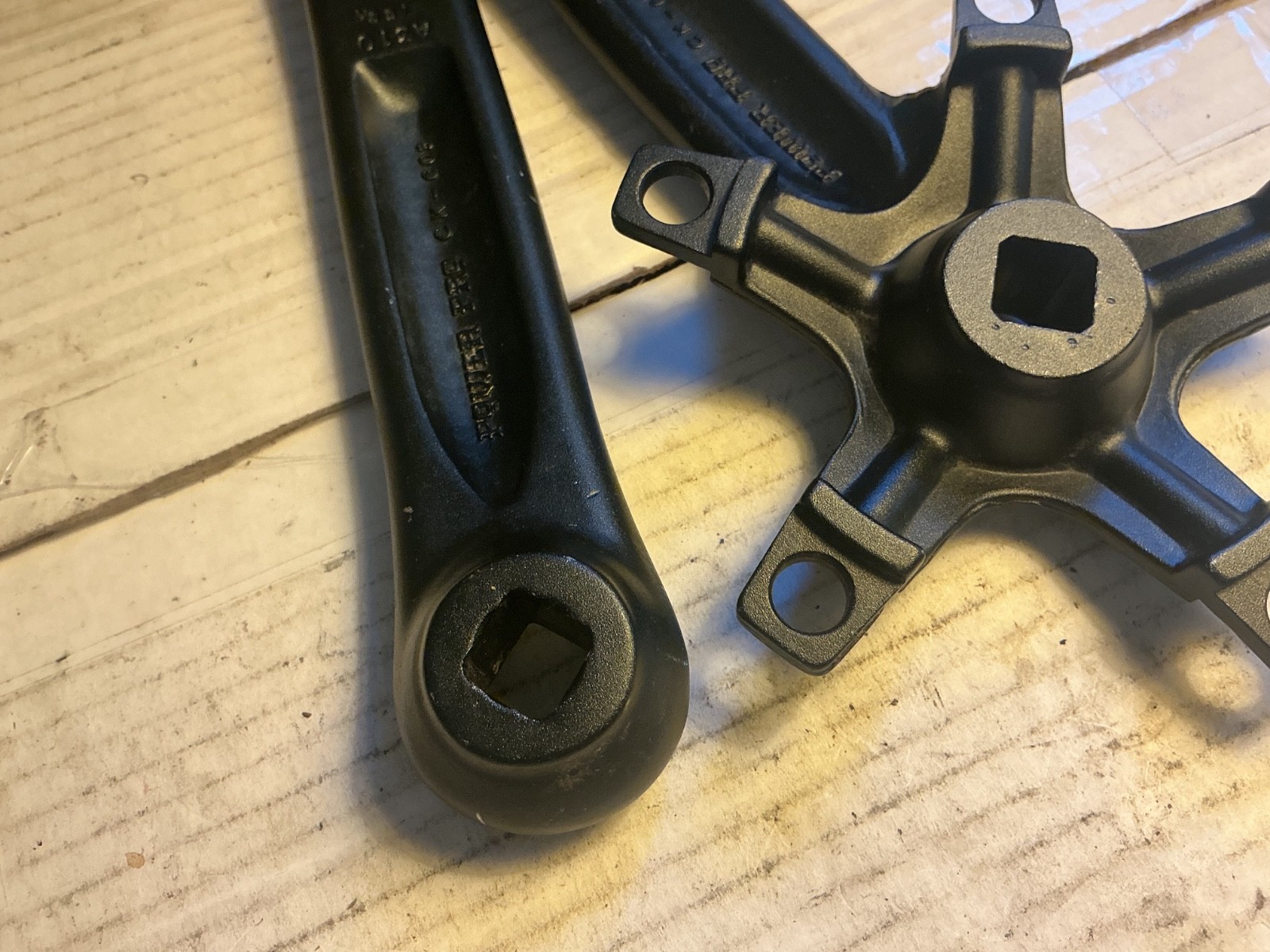 BMX/multi-purpose crankarm/pair 155mm 110BCD BLK