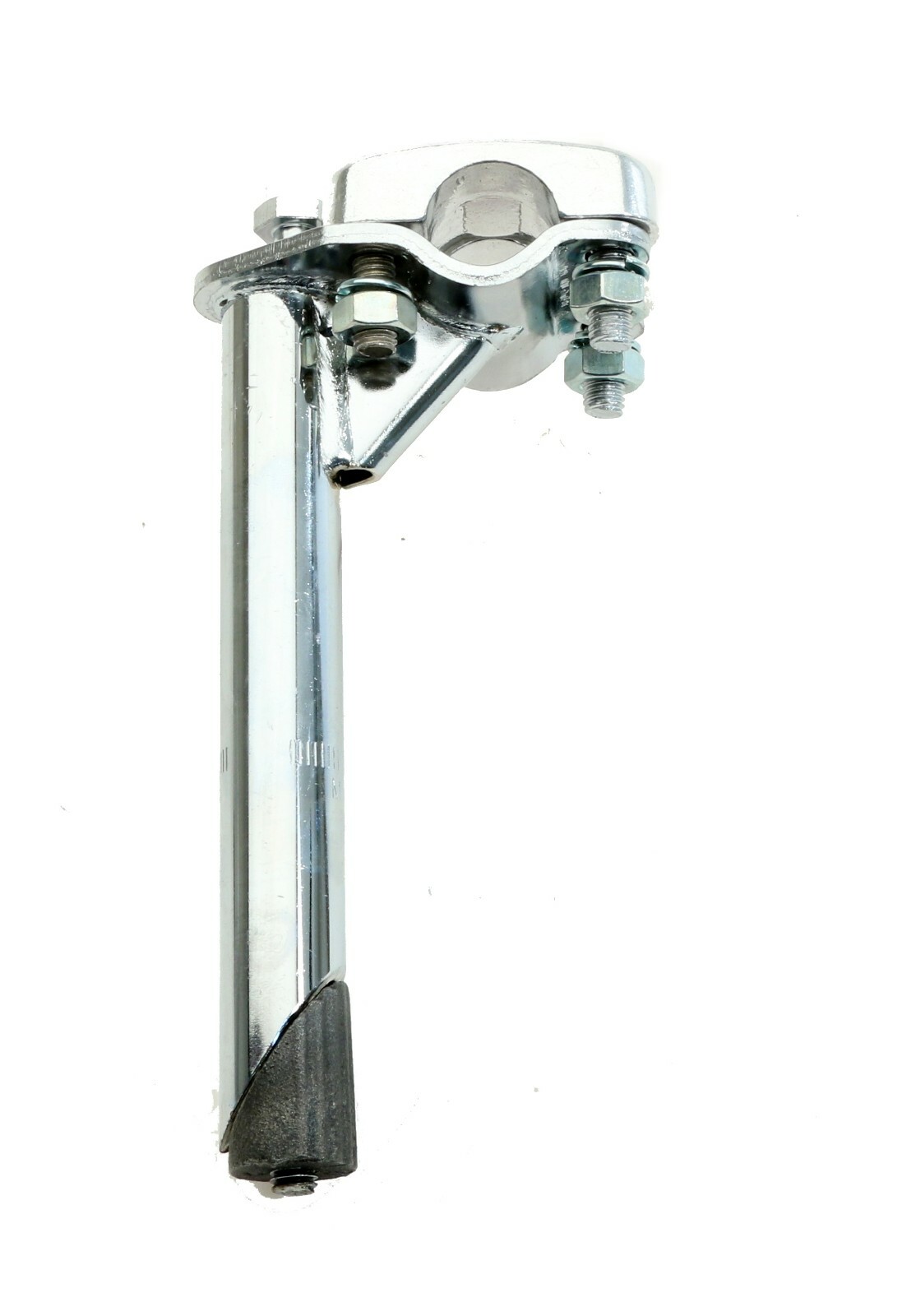 BMX MX-3 Quill Stem 40mm 22.2mm Steel w/ Alloy Cap Silver 21.1mm NOS Shelfwear