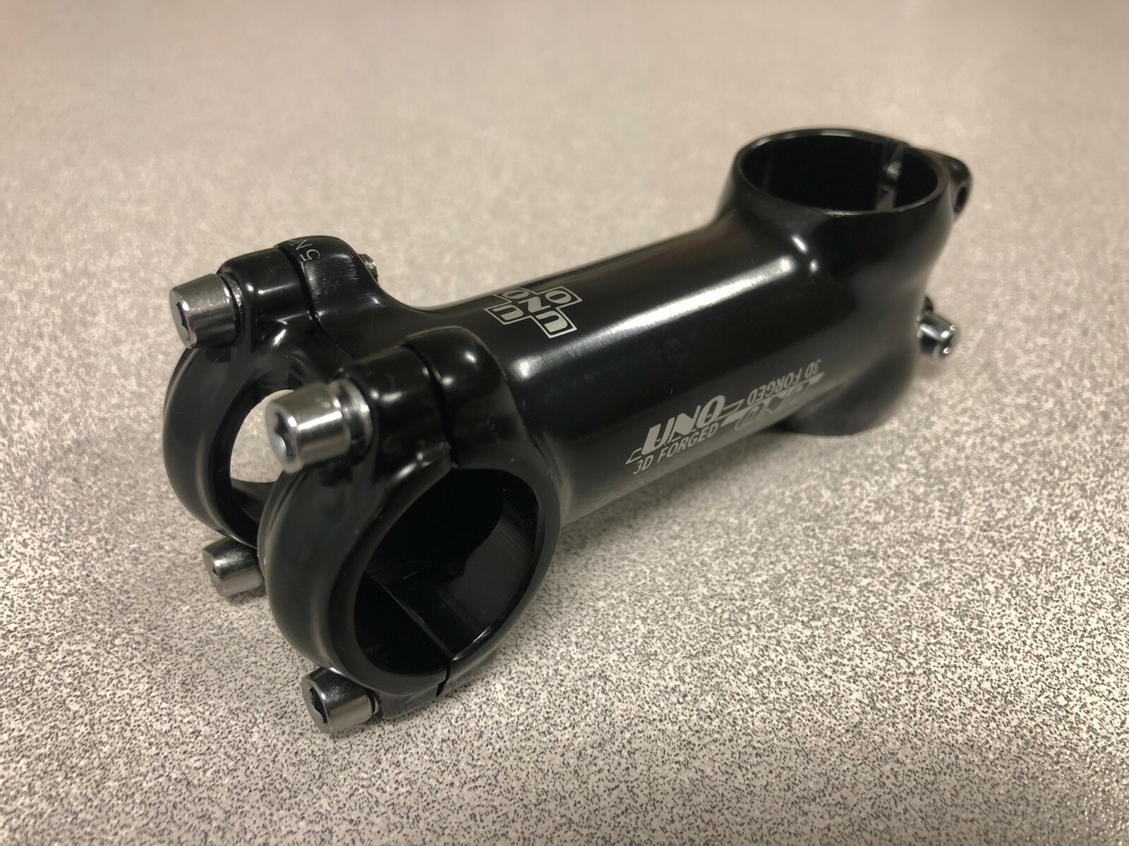New Kalloy Bicycle Ahead Stem 1-1/8″ 28.6mm 7 Deg Rise Bore 25.4 Matt Black