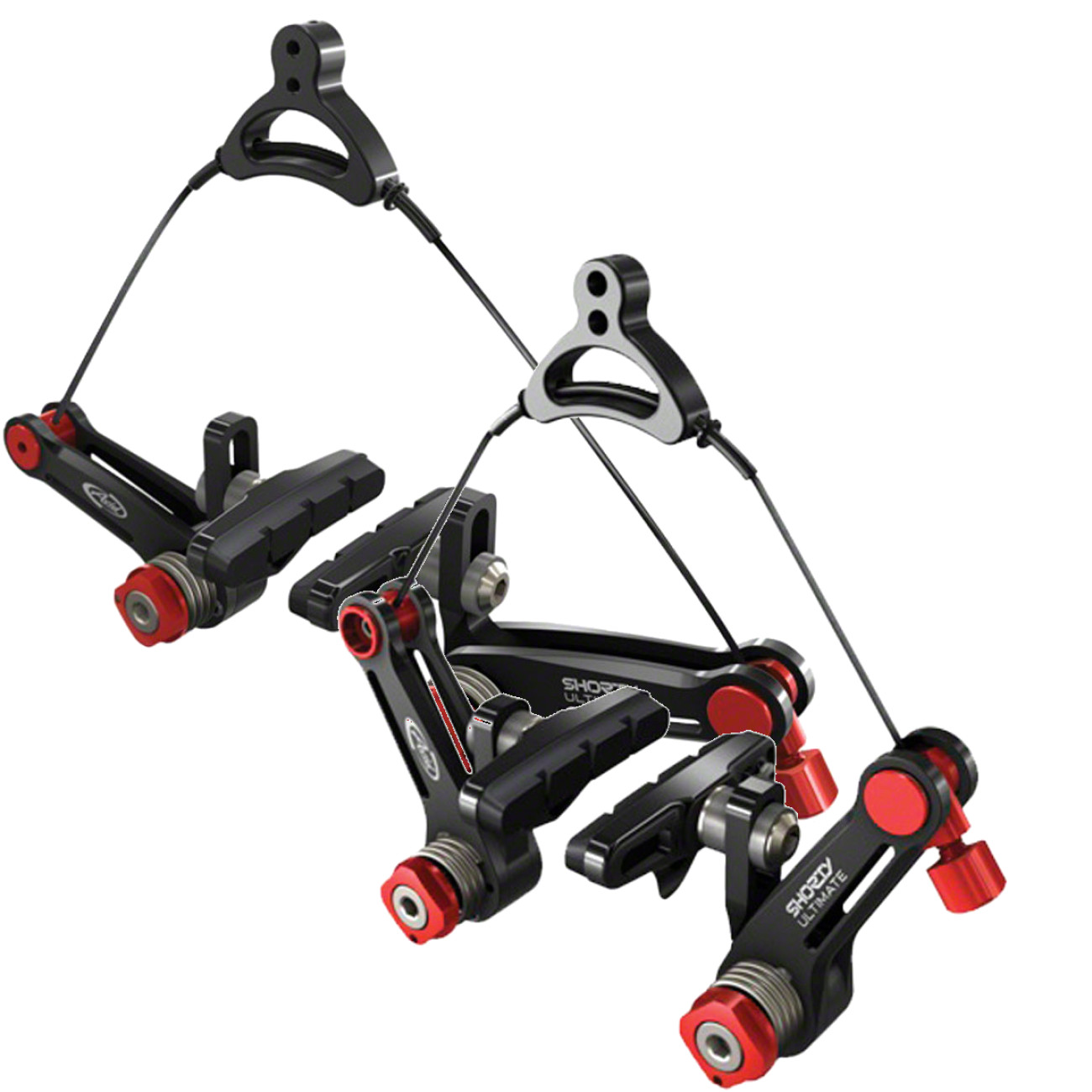 Avid Shorty Ultimate Aluminum Cantilever Brake Set Lightweight, Mud Clearance,