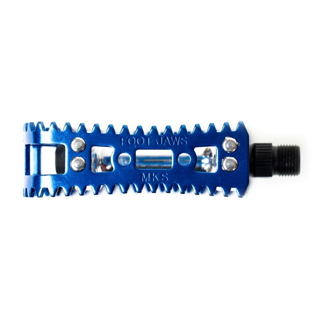 MKS Bicycle Pedals FOOT JAWS bm-10 Blue cage 3.9″ × 2.4″ Pair of Pedals JAPAN