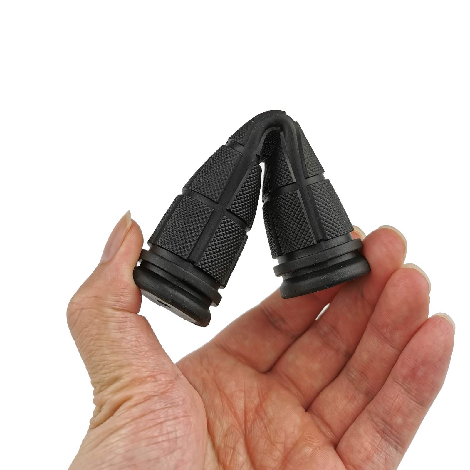 2 Pairs Bike Handlebar Grips for Bikes (Black)