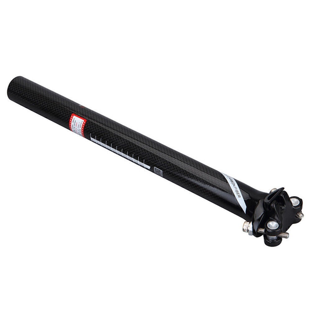 EC90 3K Seatpost MTB / Road Bike Seat Saddle Post Glossy Full Carbon Fiber