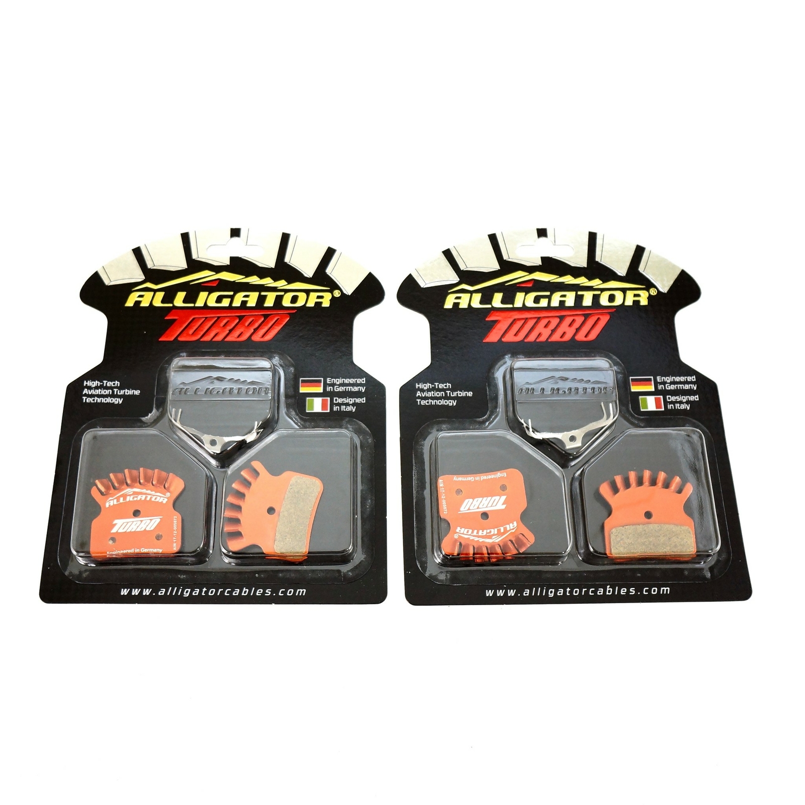 1 or 2 set Alligator Turbo MTB disc Brake pads Fit Shimano Saint M820 M640