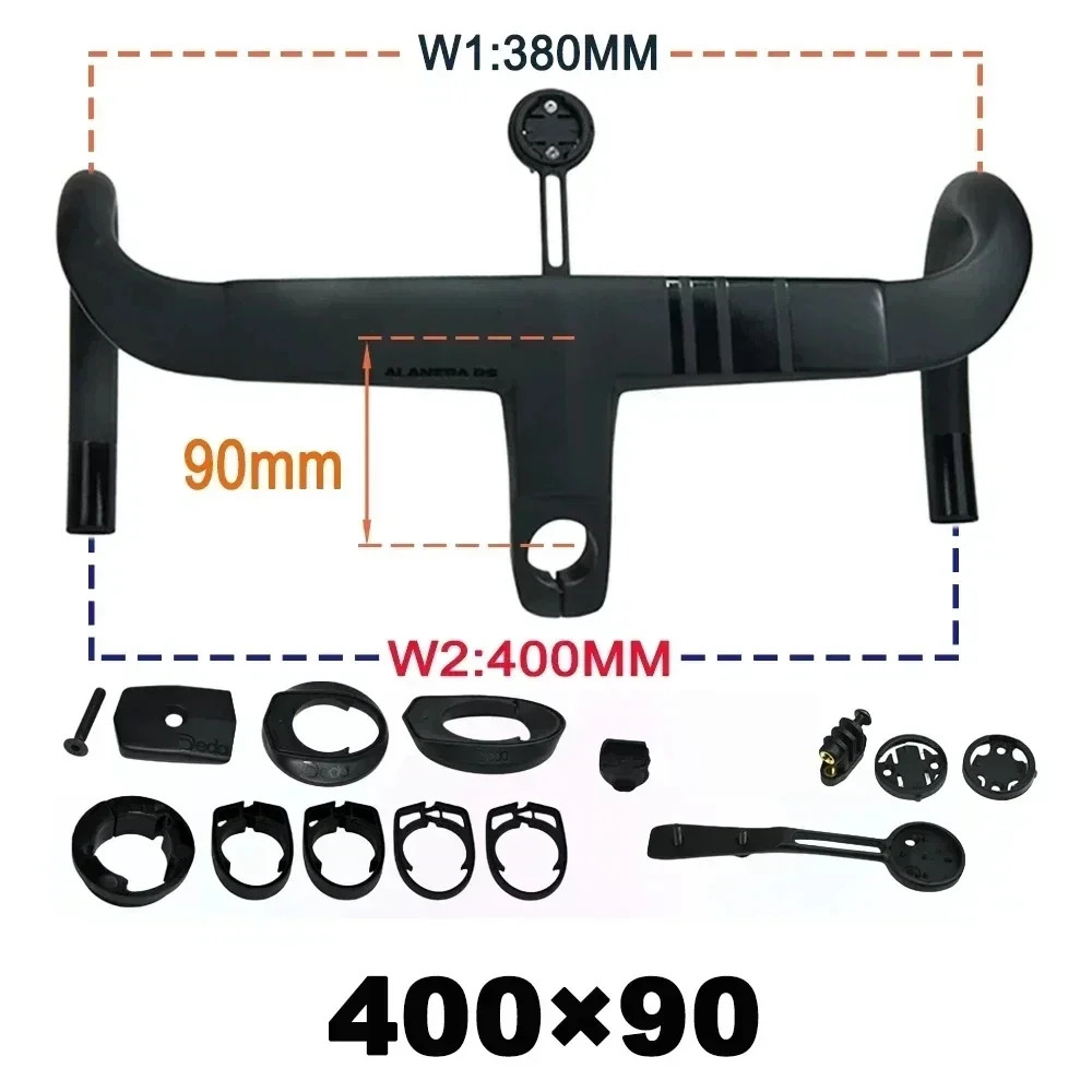 Aero Carbon Road Bike Integrated Cockpit -8 Degree 28.6mm Steerer Drop Bar