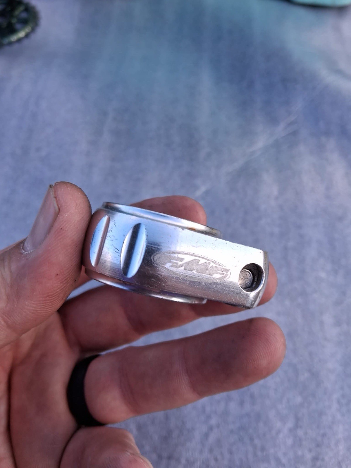 fmf seat post clamp chrome
